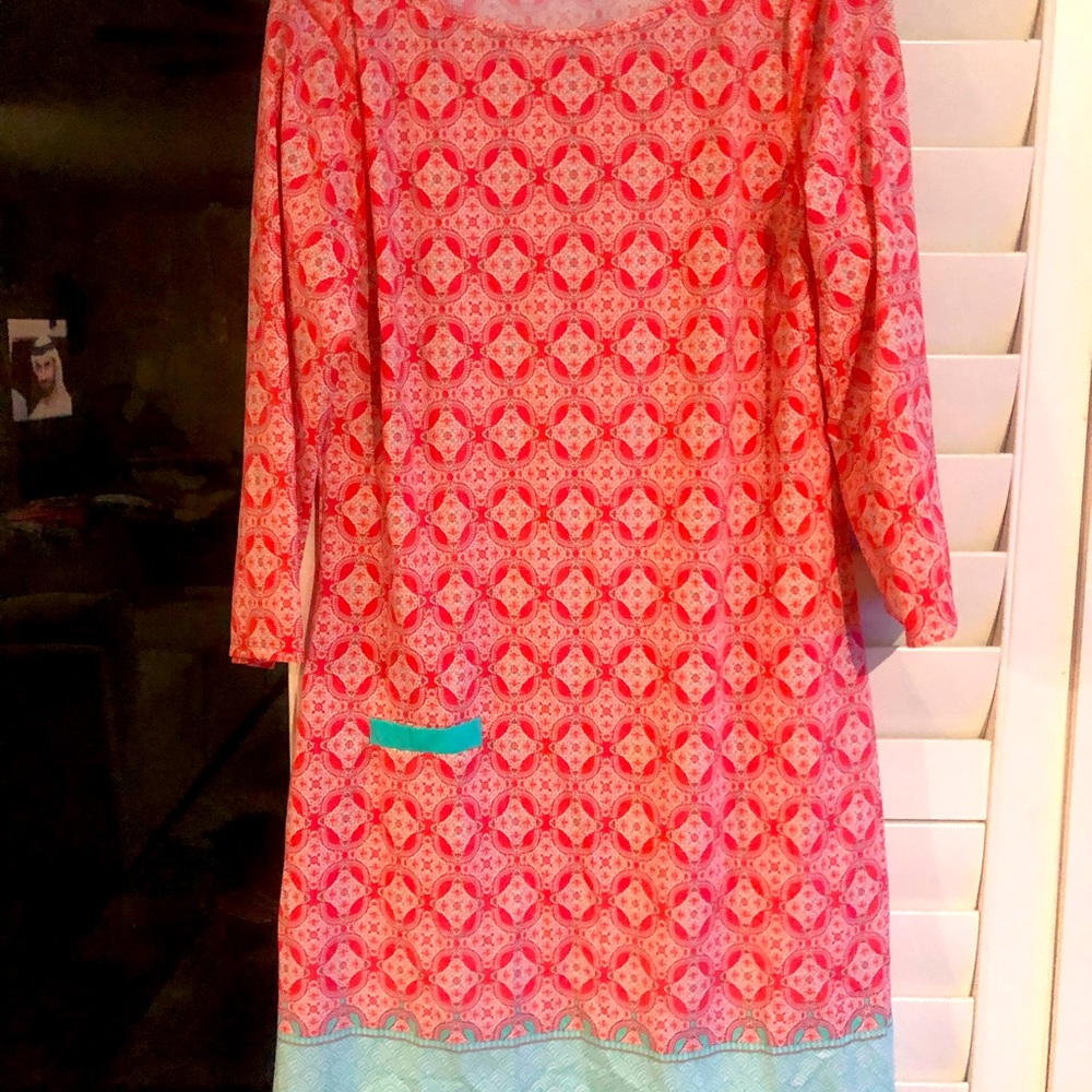 Cabana Life Coral Tides- Cabana Shift Dress Gorgeous!!!